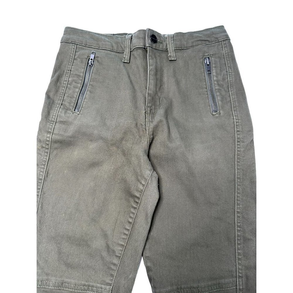 Sanctuary Denim, khaki green skinny high rise jeans,‎ missy size 28